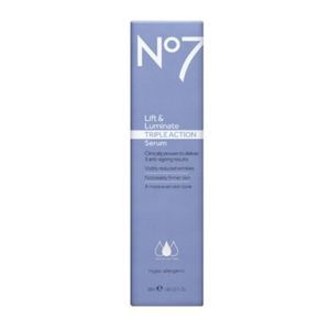 No7 Lift & Luminate Triple Action Serum NIB